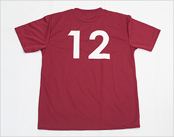 90周年記念オリジナルTシャツ（背番号入り、裏）